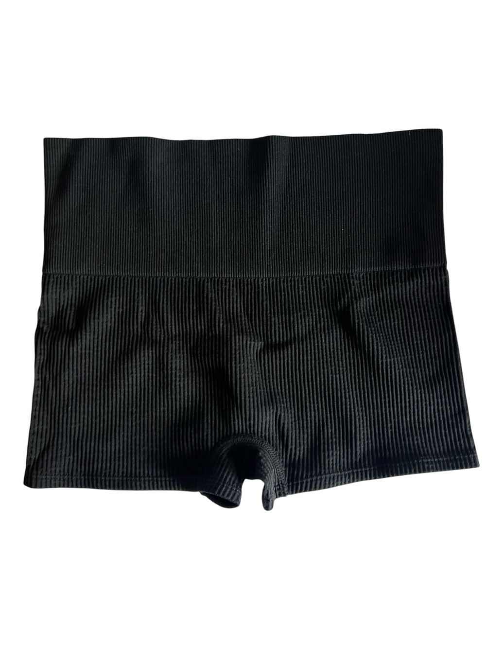Colsie Black Ribbed Active Shorts